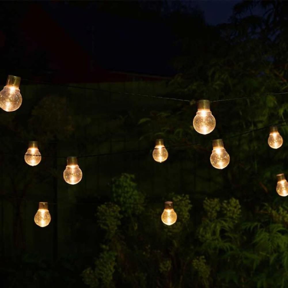 Solar Festoon Lights - Set mit 20 Lichtern